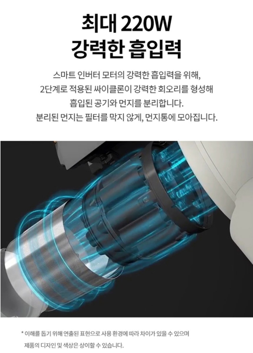 LG전자 코드제로 오브제컬렉션 A7 Core 스틱청소기 AS720WA 이미지 4
